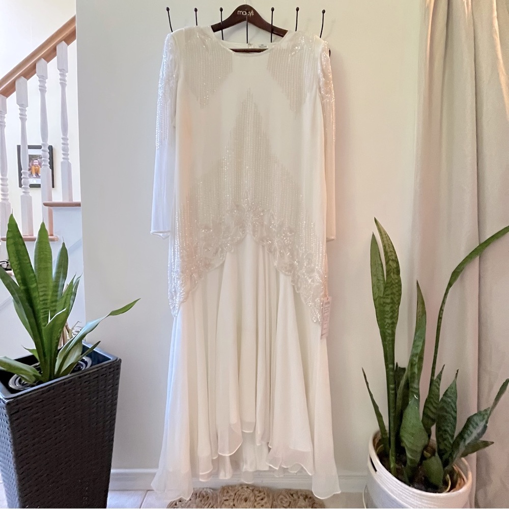 THE EVENING STORE - NWT - KATHERINE Chiffon Gown, Plus Size, 3X
